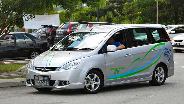 Proton Exora Range Extender Electric prototype tested