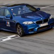 BMW M5 and M3 Coupe driven on track at the BMW M Track Experience Asia 2012, Sepang