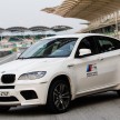 BMW M5 and M3 Coupe driven on track at the BMW M Track Experience Asia 2012, Sepang