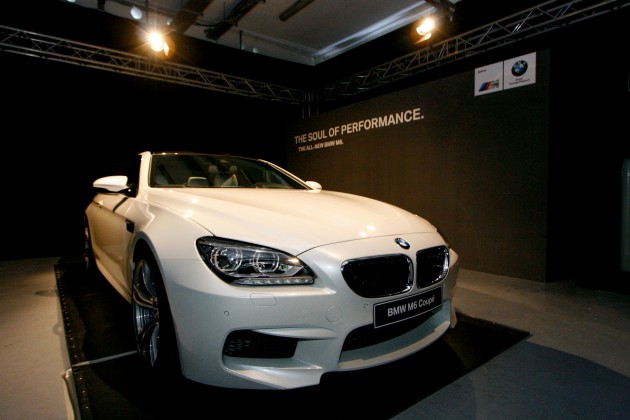 BMW M5 and M3 Coupe driven on track at the BMW M Track Experience Asia 2012, Sepang