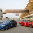 BMW M5 and M3 Coupe driven on track at the BMW M Track Experience Asia 2012, Sepang