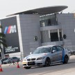 BMW M5 and M3 Coupe driven on track at the BMW M Track Experience Asia 2012, Sepang