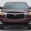 2017 Toyota Highlander midlife facelift, new 3.5 V6, 8AT