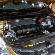 Nissan Pulsar five-door hatch on the Bangkok stand