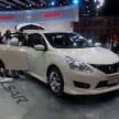 Nissan Pulsar five-door hatch on the Bangkok stand