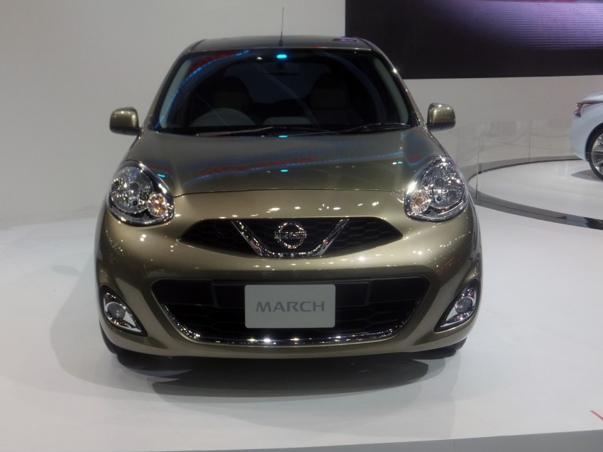Nissan March facelift marches in at the Bangkok show 164501