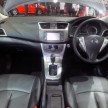 Nissan Pulsar five-door hatch on the Bangkok stand