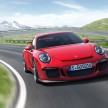 Fifth-generation Porsche 911 GT3 unveiled in Geneva; 475 hp and active rear-wheel steering but PDK only