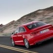 New Audi A3 Sedan and hot 300 hp S3 Sedan unveiled