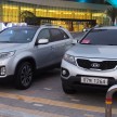 GALLERY: Live pictures of the facelifted Kia Sorento
