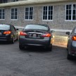 Four-way luxury sedan comparison – Audi A6 vs BMW 520i vs Infiniti M25 vs Lexus GS 250