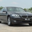 Four-way luxury sedan comparison – Audi A6 vs BMW 520i vs Infiniti M25 vs Lexus GS 250