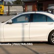 W222 Merc S-Class sighted again, this time in white