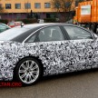Audi A8 facelift sighted, new grille and tail lamps