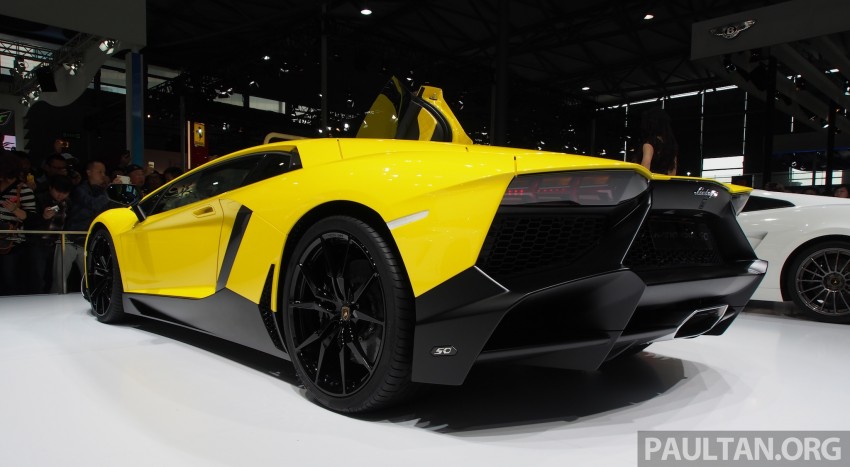 Shanghai 2013 Live: Lamborghini Aventador 50th Anniversary – 20 horses more, 100 units only 170857