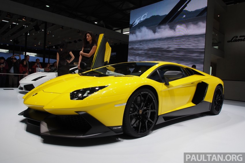 Shanghai 2013 Live: Lamborghini Aventador 50th Anniversary – 20 horses more, 100 units only 170844