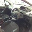 Peugeot 208 on display, specs unveiled via brochures