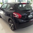 Peugeot 208 on display, specs unveiled via brochures