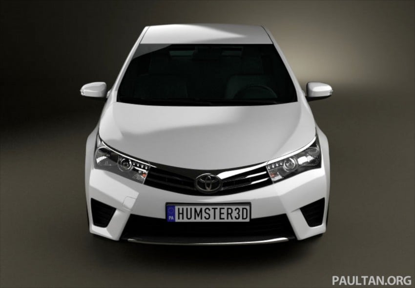 See the next-gen Toyota Corolla Altis from all angles! 177047