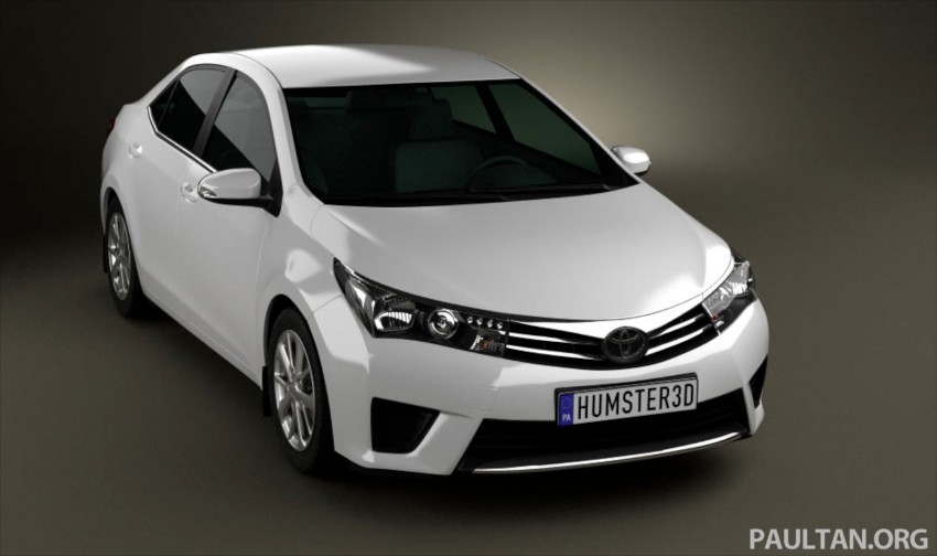 See the next-gen Toyota Corolla Altis from all angles! 177049