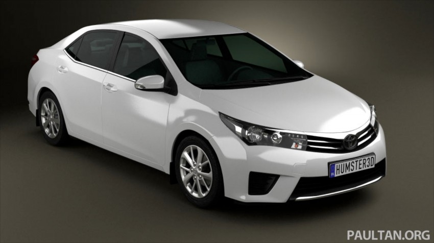 See the next-gen Toyota Corolla Altis from all angles! 177050