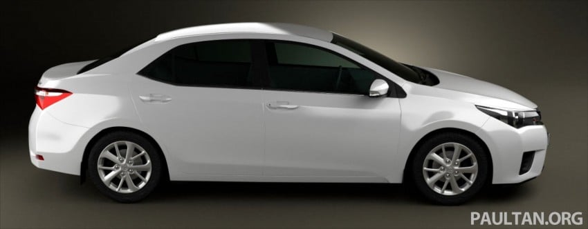 See the next-gen Toyota Corolla Altis from all angles! 177052