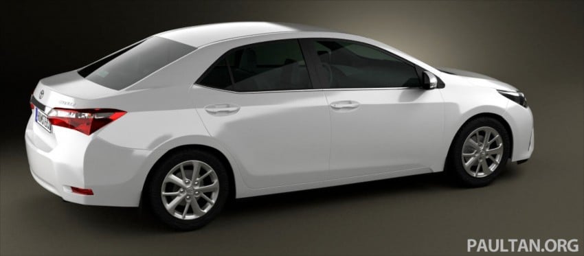 See the next-gen Toyota Corolla Altis from all angles! 177053