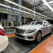 W222 Mercedes-Benz S-Class rolls off production line