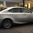 New Lexus IS launched – four variants, from RM270k