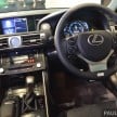 New Lexus IS launched – four variants, from RM270k