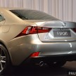 New Lexus IS launched – four variants, from RM270k