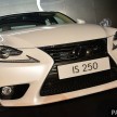 New Lexus IS launched – four variants, from RM270k