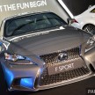New Lexus IS launched – four variants, from RM270k