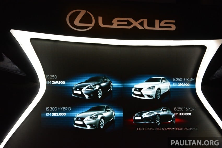 New Lexus IS launched – four variants, from RM270k 183061