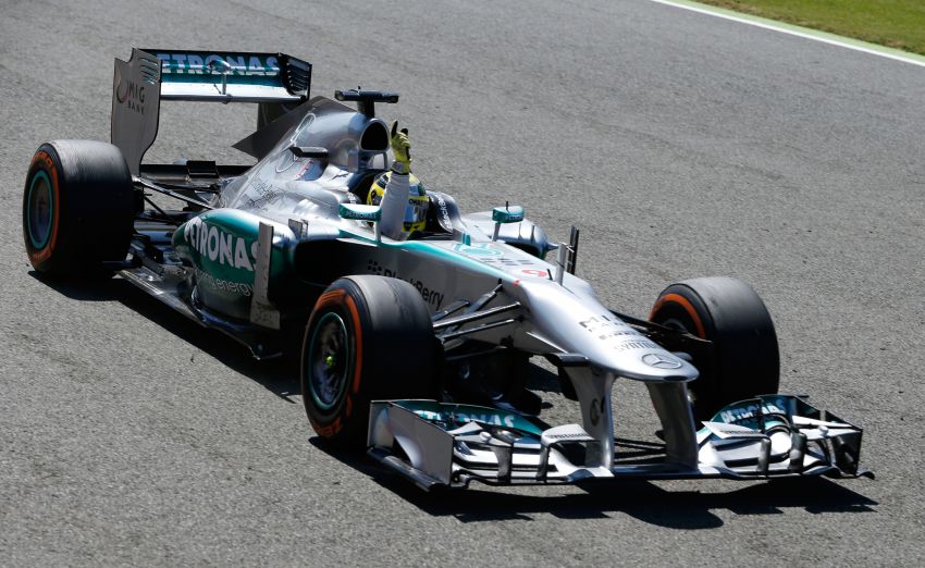Nico Rosberg wins chaotic 2013 British Grand Prix in Silverstone for Mercedes AMG Petronas F1 Team 184150