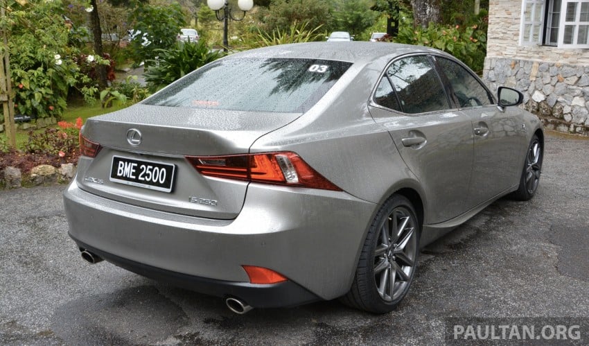 DRIVEN: Lexus IS 250 Luxury and F Sport sampled 184999