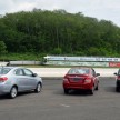 DRIVEN: Mitsubishi Attrage tried out on a Thai track