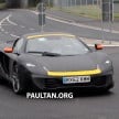 McLaren P13 undergoing testing using MP4-12C body