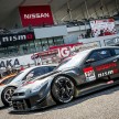 Honda, Nissan and Lexus entrants for the 2014 Super GT series pictured together at the Suzuka circuit