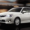 New Toyota Corolla Axio and Fielder Hybrid for Japan