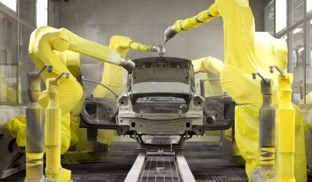 vw paint shop robots