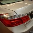 Honda Accord launched in Malaysia – from RM140k
