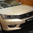 Honda Accord launched in Malaysia – from RM140k