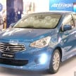 Mitsubishi Attrage launched in Malaysia, from RM59k