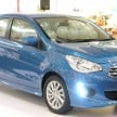 Mitsubishi Attrage launched in Malaysia, from RM59k