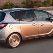 Opel Meriva facelifted, gets new 1.6 CDTI diesel engine