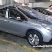 Peugeot 2008 spied on trailer on Federal Highway