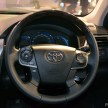 Toyota Camry Hybrid previewed at KLIMS13