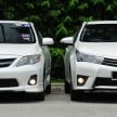 GALLERY: Old and new Toyota Corolla Altis compared