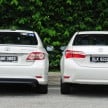 GALLERY: Old and new Toyota Corolla Altis compared